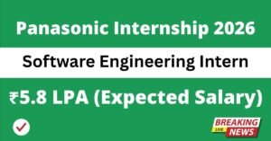Panasonic Internship 2026