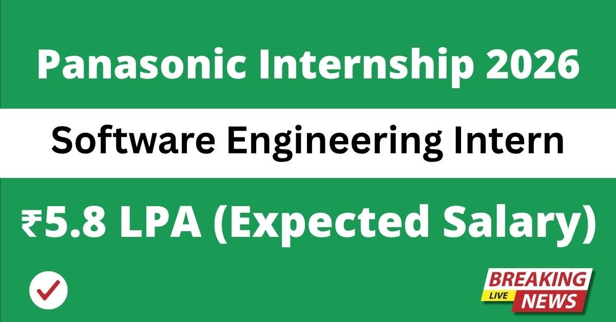 Panasonic Internship 2026