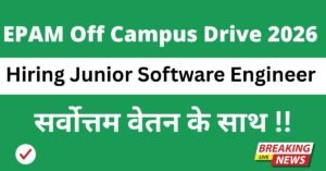 EPAM Off Campus Drive 2026